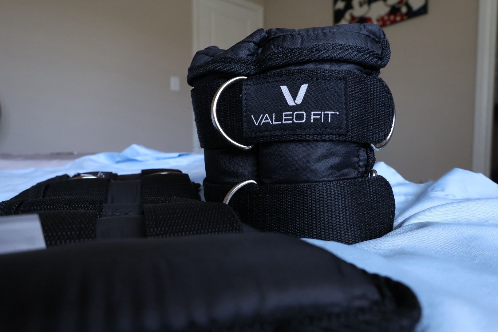 Valeo Ankle Wrist Weights Pair 5 Pounds Each Adjustable Straps 10 lbs in total