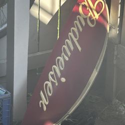 Pool Table Budweiser Light