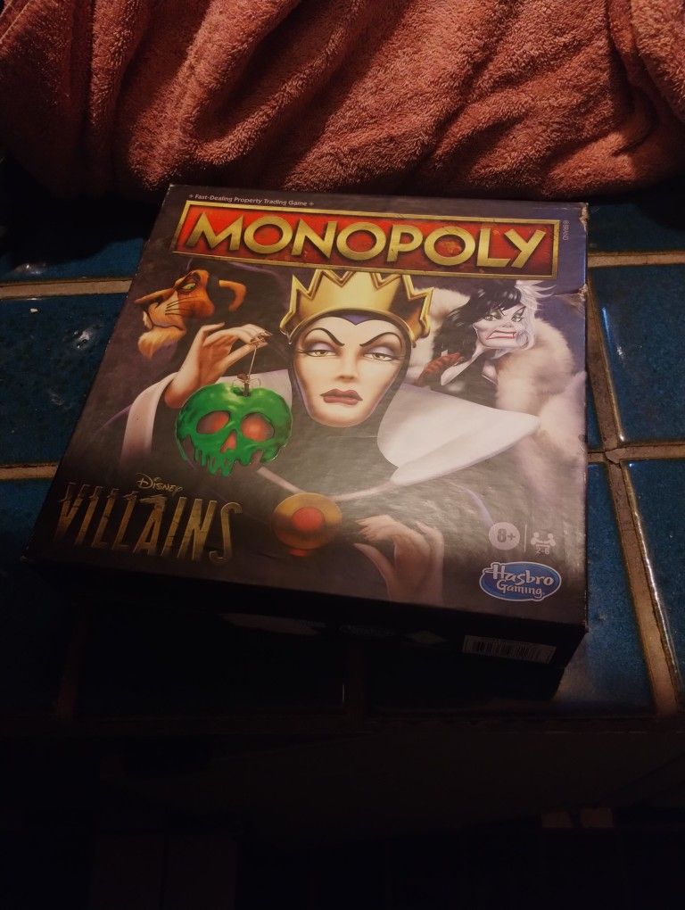 Disney Villains Monopoly Board Game