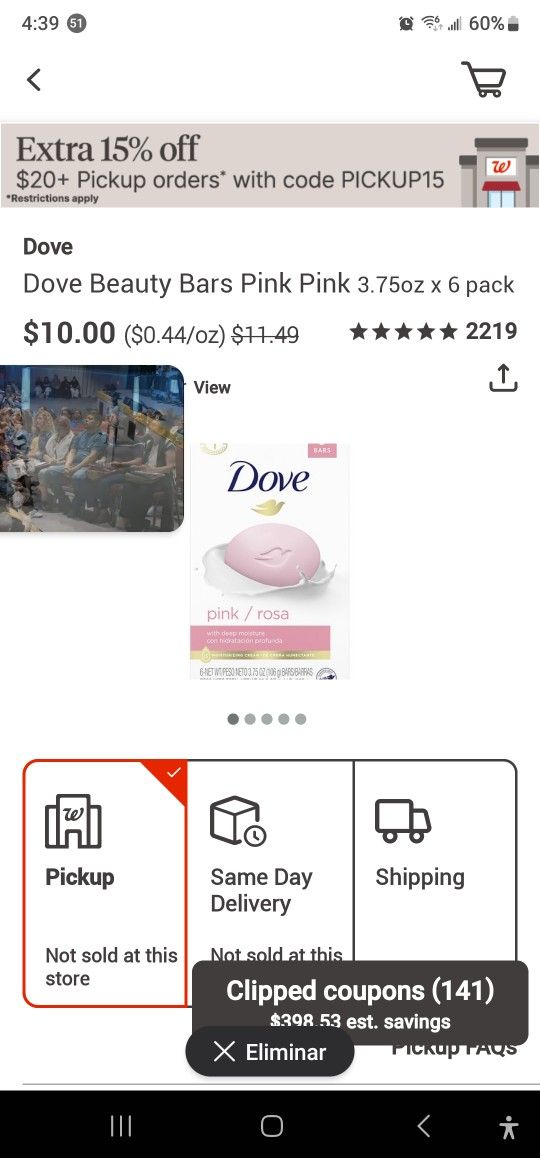 DOVE pink/rosa 