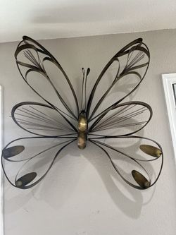 MCM BUTTERFLY WALL SCULPTURE
