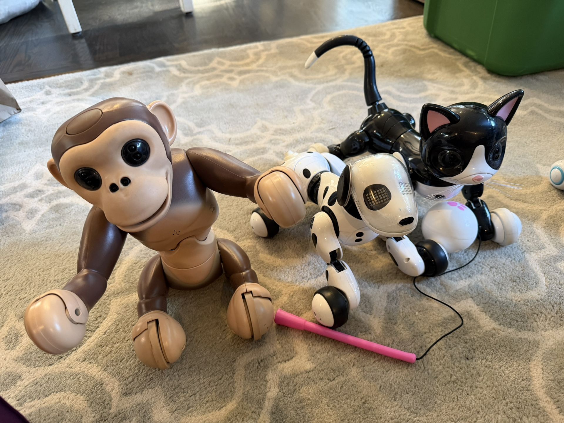 Zoomer Dog, Kitty, And Monkey