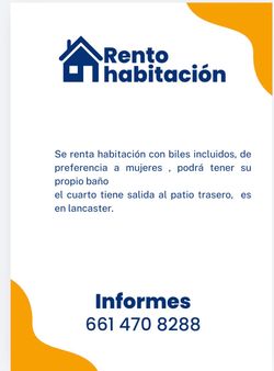Cuarto en renta solo para mujeres
