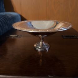 Vintage silver plated candy dish