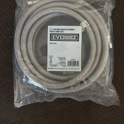 12 FT Polymer Braided Icemaker Water Connector 