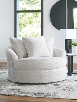 Snodoodle Arctic Oversized Swivel Accent Chair