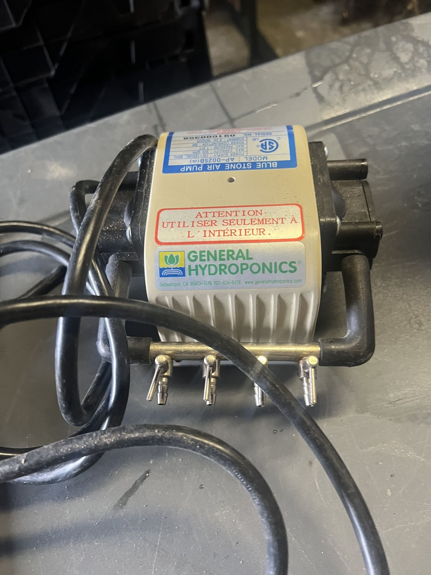 Dual Diaphragm Air Pump