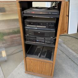 Absolutely FREE Stereo And Cabinet And Speakers South Gate