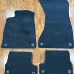🚘 2018 - 2024 AUDI A4/S4 FRONT & REAR FLOOR CARPET COVER MATS SET OF 4 OEM, BRAND NEW
