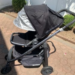 Uppababy Cruz Stroller, Car seat With Base