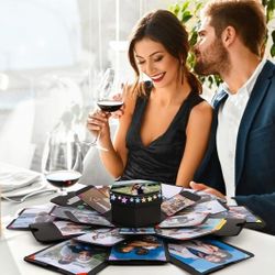 Explosion Box Set, DIY Photo Album Box Album Gift Box Surprise Gift Box for Marriage Proposals Making Surprises Birthday Christmas, Valentines Day