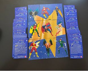 Lot of 45 of the 1994 DC SKYBOX STARS +9 Complete Set TRADING CARDS