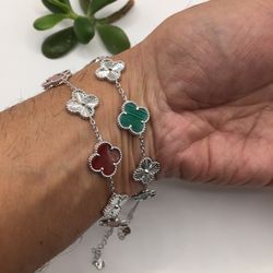 Gorgeous 925 Sterling  Silver Bracelets VC