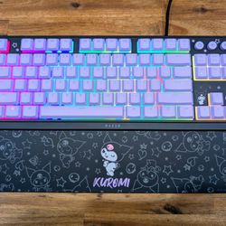 Razer Ornata V3 Tenkeyless Kuromi Edition Gaming Computer Keyboard
