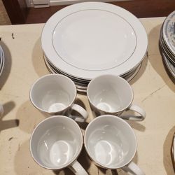 Royal Norfolk  Silver Rimmed China