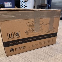 Outdoor propane fireplace