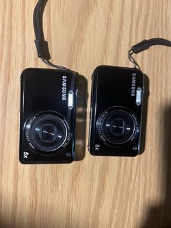 Two Samsung 5x Zoom Compact Digital Cameras