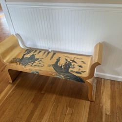 Oriental Themed Bench 