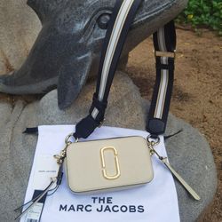 Marc Jacobs The Snapshot Crossbody Bag Cloud White Multi