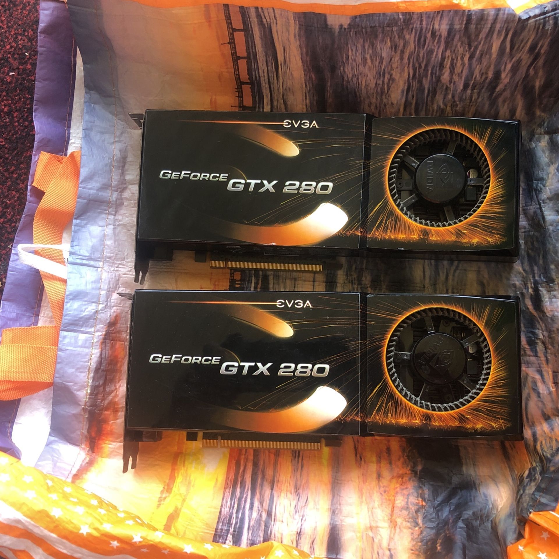EVGA GTX 280 2 Cards