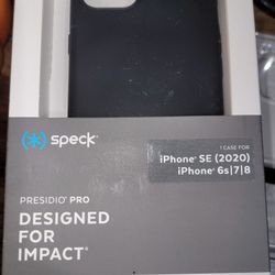 NEW Authentic Speck Presidio Grip Case for iPhone 8 7 6s 6 - BLACK