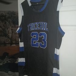Men's XL One Tree Hill Lucas Scott Stitched Basketball Jersey