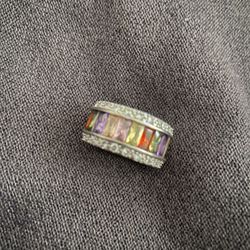 Crystals Ring Size 7 $20