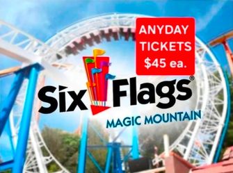 Six Flags Magic Mountain ANYDAY Tickets