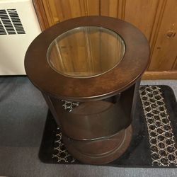 Wood End Table