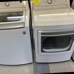 LG Top Load Washer And Dryer Set