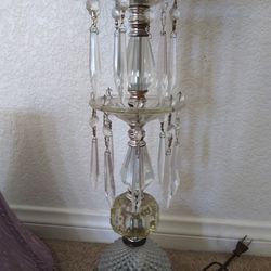 Crystal Lamp With 2 Lamp Shade