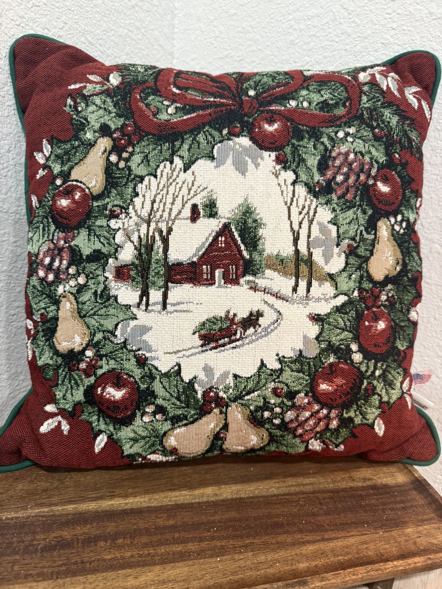 Vintage Christmas Pillow