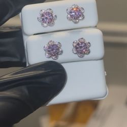 Cotton Candy VVS1 Moissanite Clarity passes Diamond tester