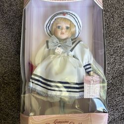 Collectable Memories Limited Allison Collectors Edition Porcelain Sailor Doll