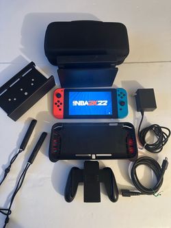 Nintendo switch bundle + NBA 2k2 game