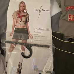 Halloween Adult Girl Scout Costume - Sz Sm