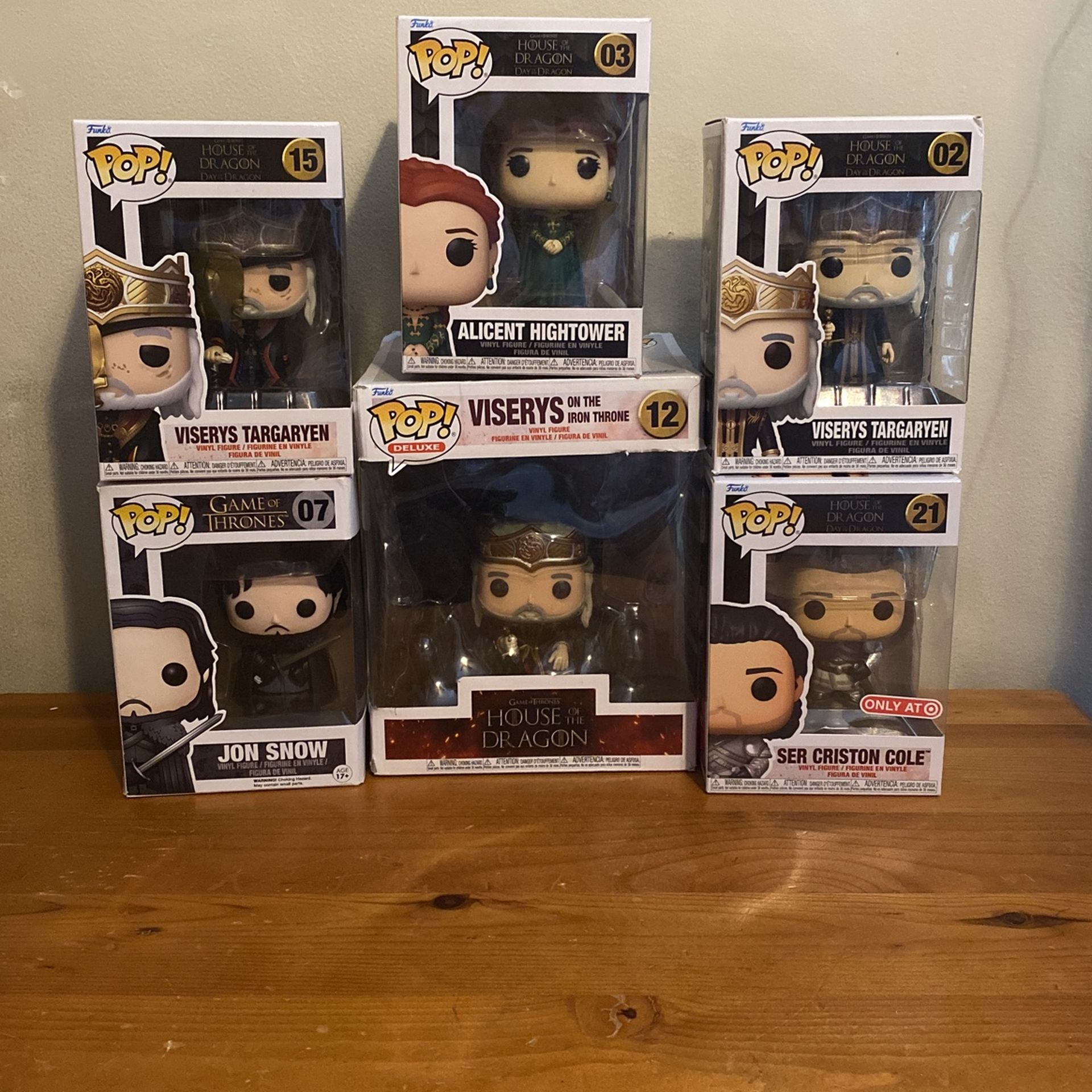 House Of The Dragons Funko Pops
