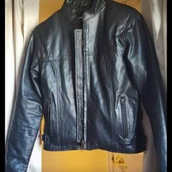 Ladies Leather Zip Out Lining