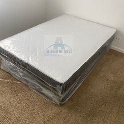 Full  Mattress Set – NEW – Medium Firm Support – Box Spring Included – Delivery Available