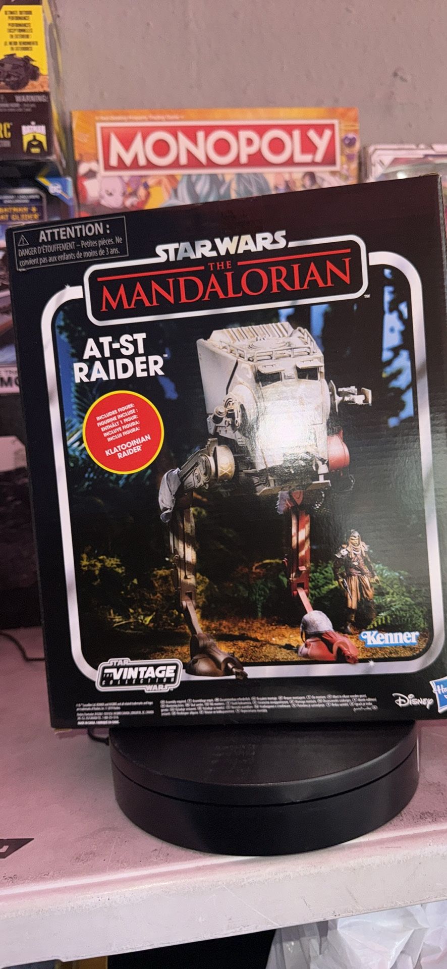 Wars Vintage Collection Star Wars At St Mandalorian Star Wars Vintage Collection Mandalorian AT-ST Klatooinian Raider Kenner  Used