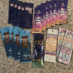 20 packs of tanning lotion