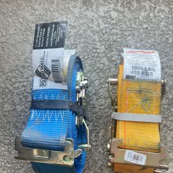 Ratchet Tie Down Straps  and Wheel Chock