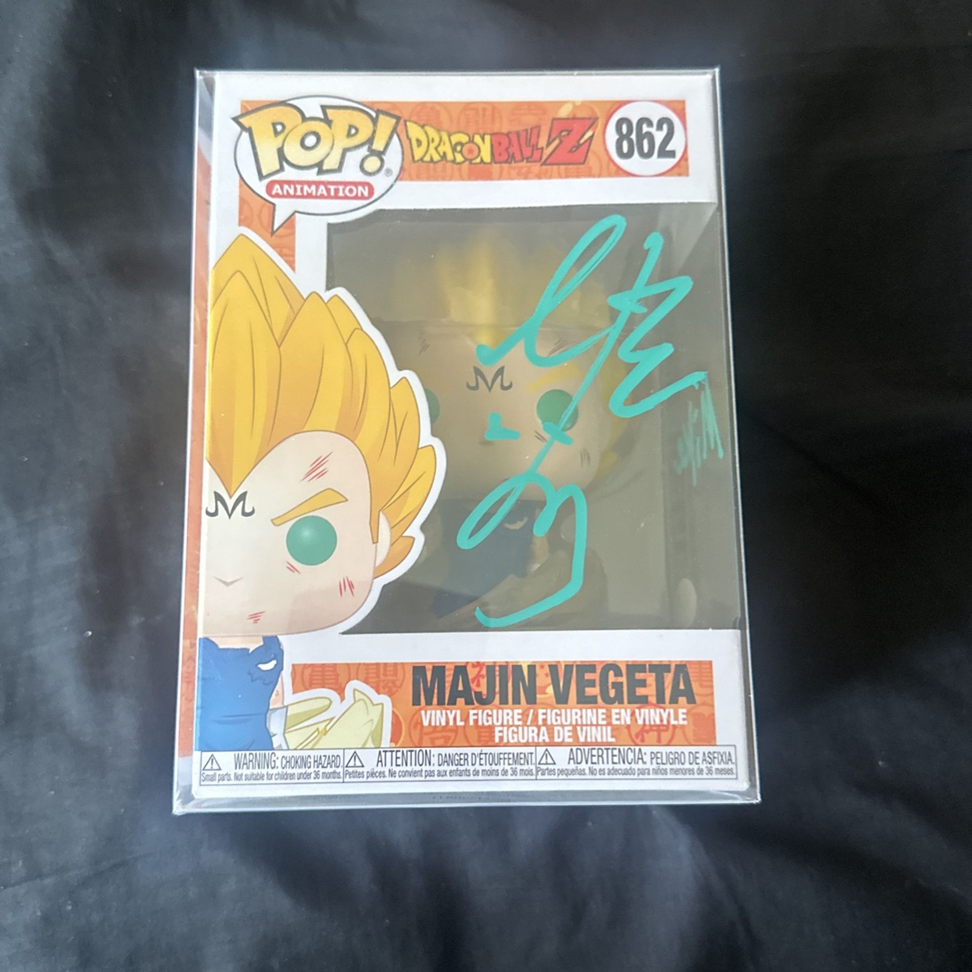 Dragon Ball Z Vegeta Signed