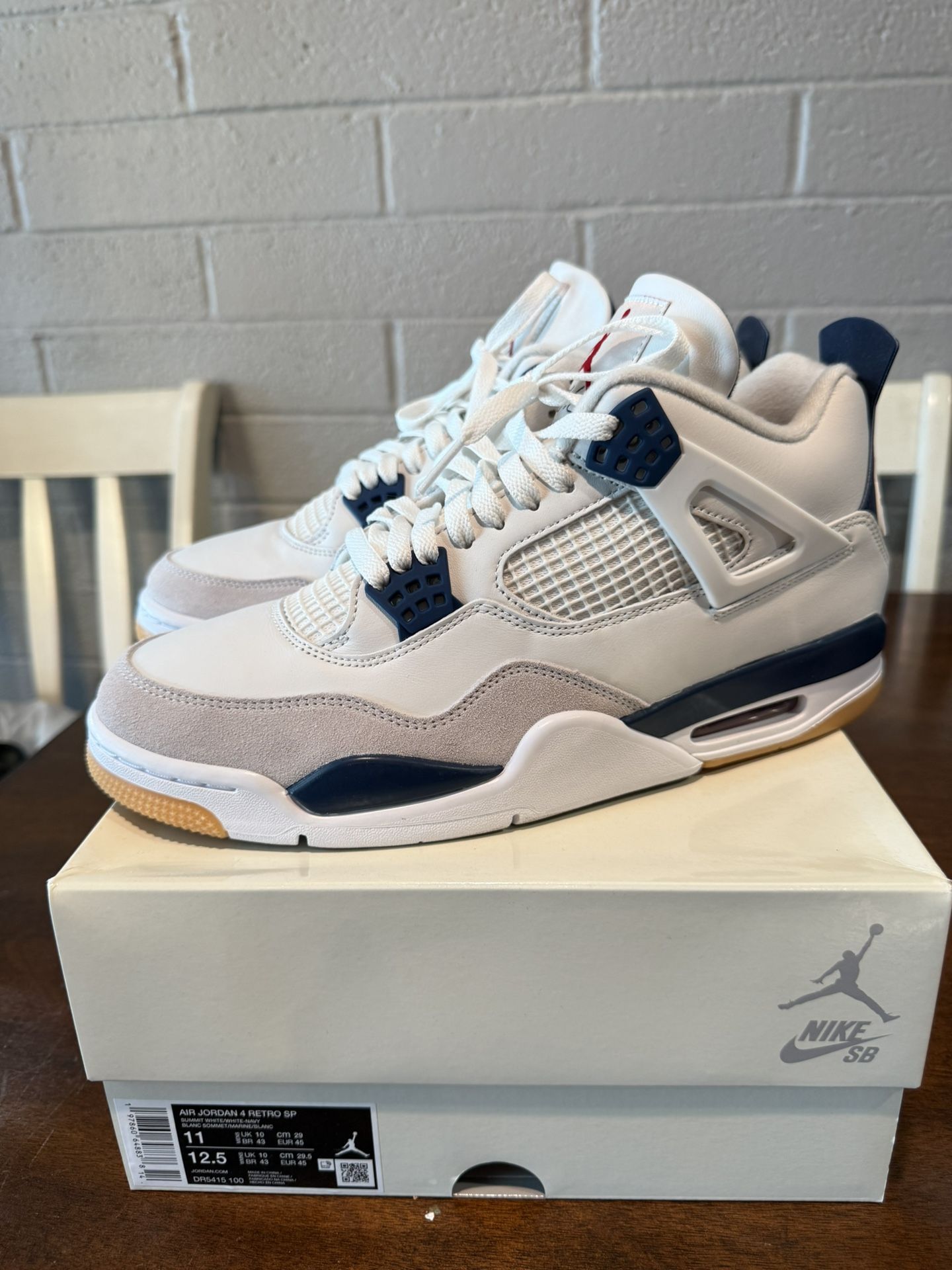 Jordan 4 SB Navy Mens Size 11