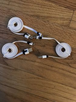 3 for $12 White Lightning Charge & Sync Cable iPhone iPad