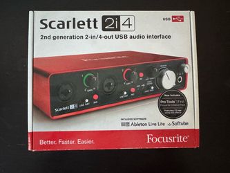 Audio Interface - Scarlett 2i-4