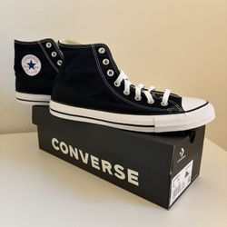 NEW Converse High Top Black (Men’s 10, Women’s 12)