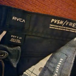 Boys SIZE 24 RVCA Jeans 