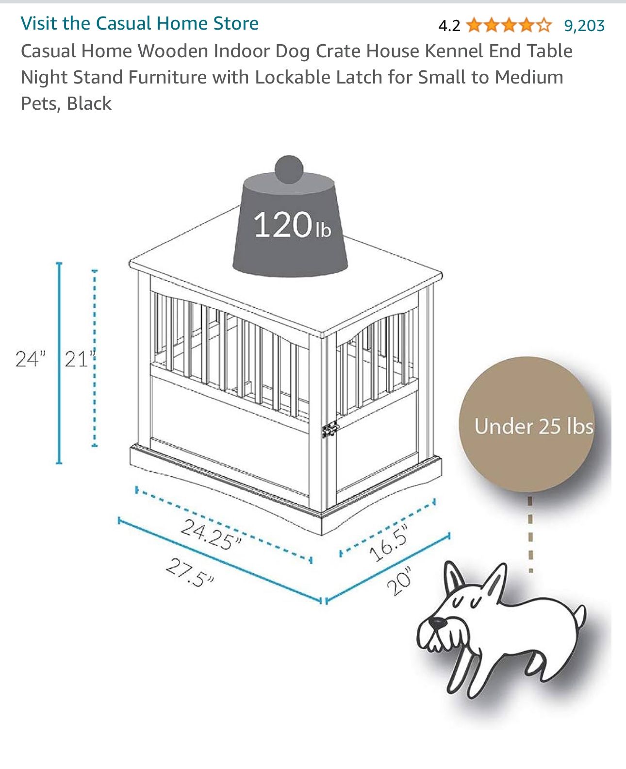 Dog Crate/side Table