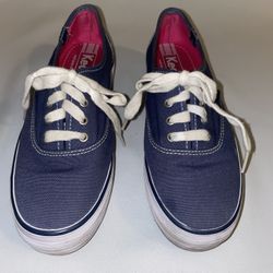 Keds Blue Canvas Sneakers Size 5
